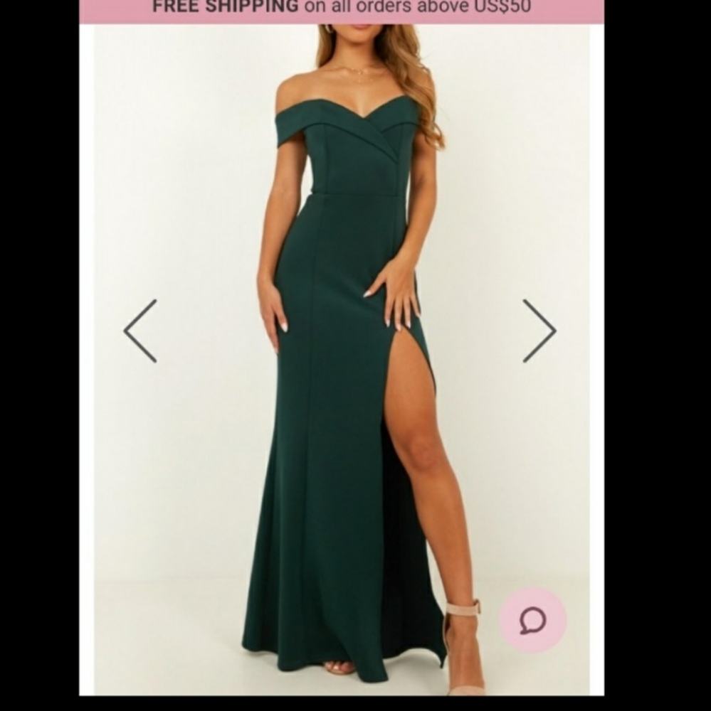 Emerald Green Dress 💚